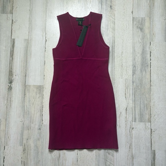 NWT House of Harlow 1960 Ribbed Bodycon Dress Size Small - Picture 1 of 6